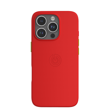 Goui Case iPhone 16 Pro Rouge Cerise avec MagSafe