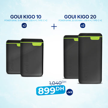 Pack 2x Kigo 10 avec 2x Kigo 20