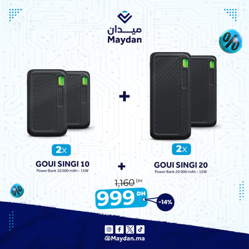 Pack 2x Singi 10 avec 2x Singi 20