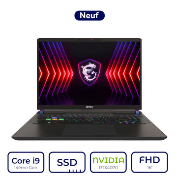 MSI VECTOR 16 HX A14VGG 426MA Intel Core i9 14ème Gen RTX 4070 8GB