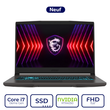 MSI THIN B13VE 2473XMA Intel Core i7 13ème Gen RTX4050