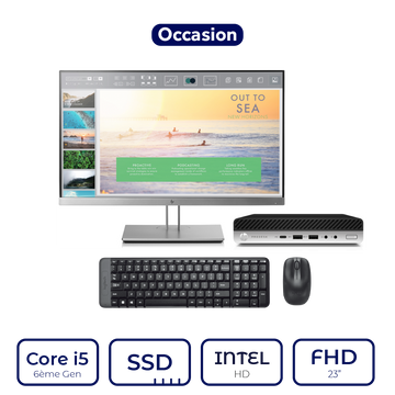 HP ProDesk 600 G3 - Ensemble PC de Bureau Complet