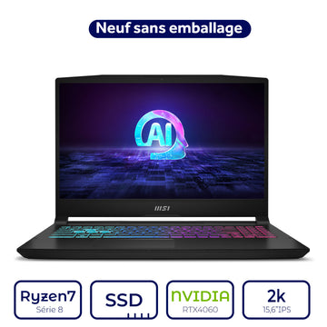 MSI KATANA A15 AI Ryzen 7 Série 8