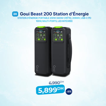 Pack 2x Beast 200 Station d’Énergie 200W
