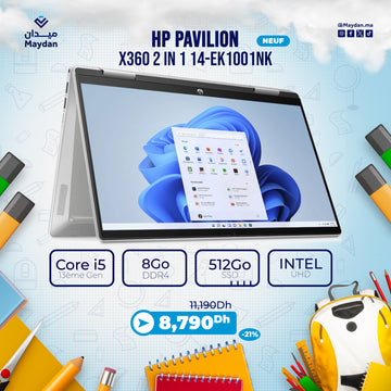 HP Pavilion x360 2 in 1 14-ek1001nk Intel Core i5 13ème Gen