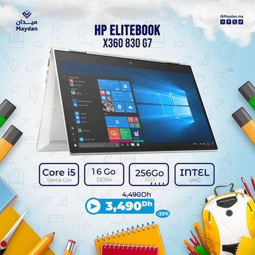 HP EliteBook x360 830 G7 Intel Core i5 10ème Gen