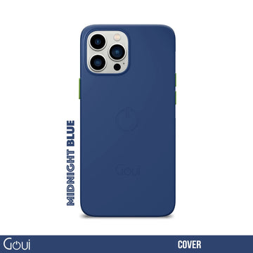 Goui Coque iPhone 14 Pro Bleu nuit avec MagSafe