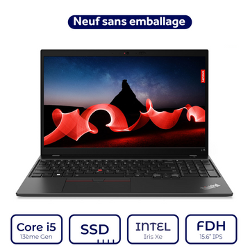 Lenovo ThinkPad L15 Gen 4 Intel i5 13ème Gen