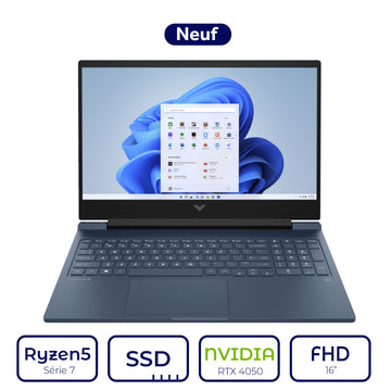 HP Victus 16 s0001nk Ryzen 5 Série 7 NVIDIA GeForce RTX 4050 6 Go