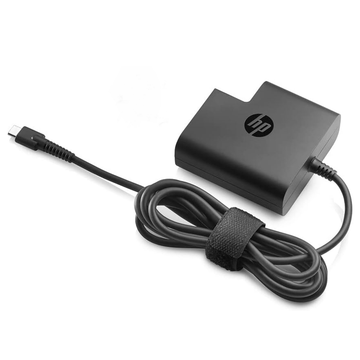 Chargeur PC Portable HP Original 65W USB-C - Format Carré - Occasion