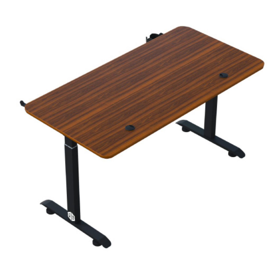 Pack Bureau PRO SG SGD-M140 WALNUT avec CHAISE XALLKING X5C-301 NOIR
