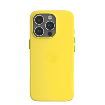 Goui Coque iPhone 16 Pro Jaune Soleil avec MagSafe