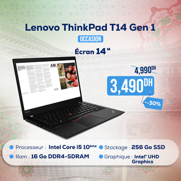 Lenovo ThinkPad T14 Gen 1 Core i5 10ème Gen