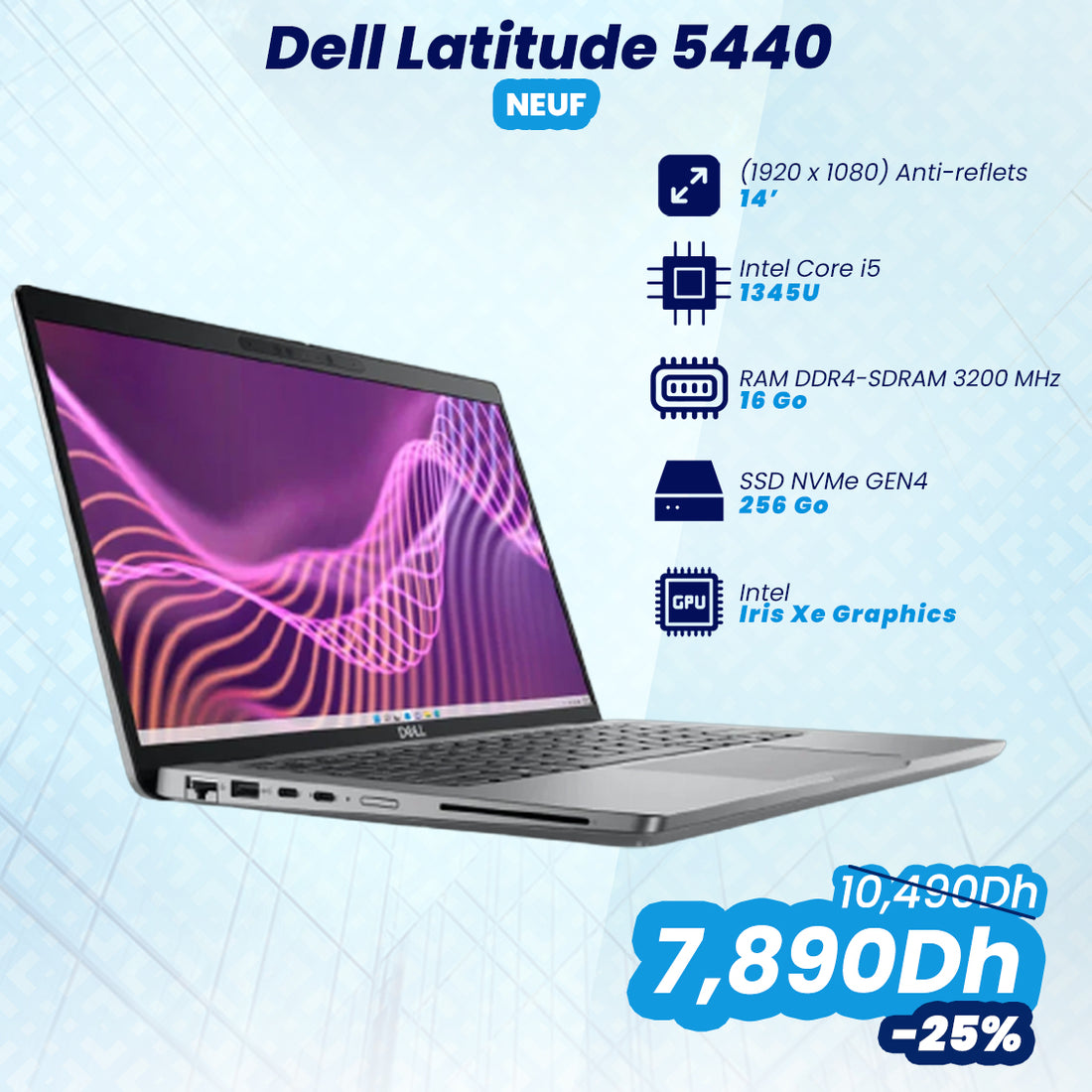 Dell Latitude 5440 Intel core i5 13ème Gen | Prix Maroc