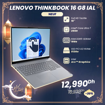 Lenovo ThinkBook 16 G8 IAL Intel Core Ultra 7 255H