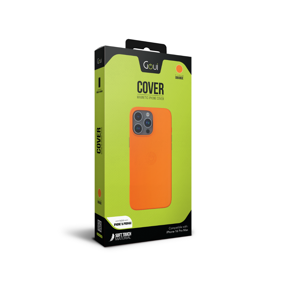Goui Case iPhone 16 Pro Max Orange Tigre avec MagSafe