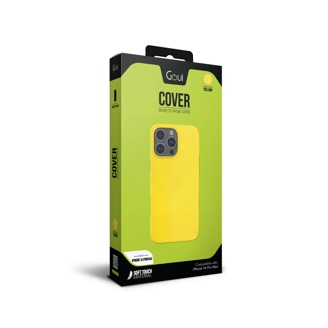 Goui Case iPhone 16 Pro Max Jaune Soleil avec MagSafe