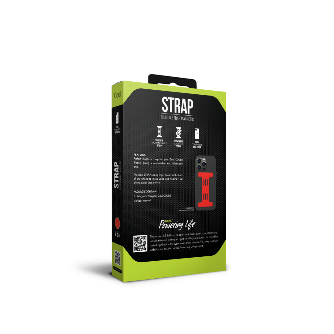 Goui Magnetic Strap Single pc - Cherry Red