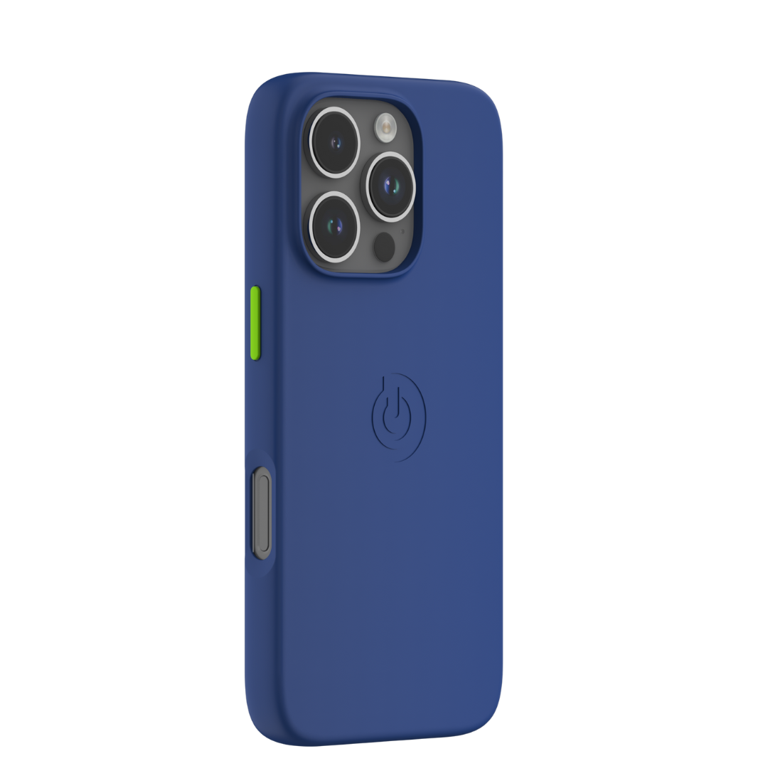 Goui Coque iPhone 16 Pro Blue Nuit avec MagSafe