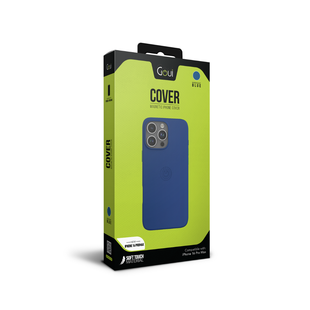 Goui Case iPhone 16 Pro Max Bleu Nuit avec MagSafe