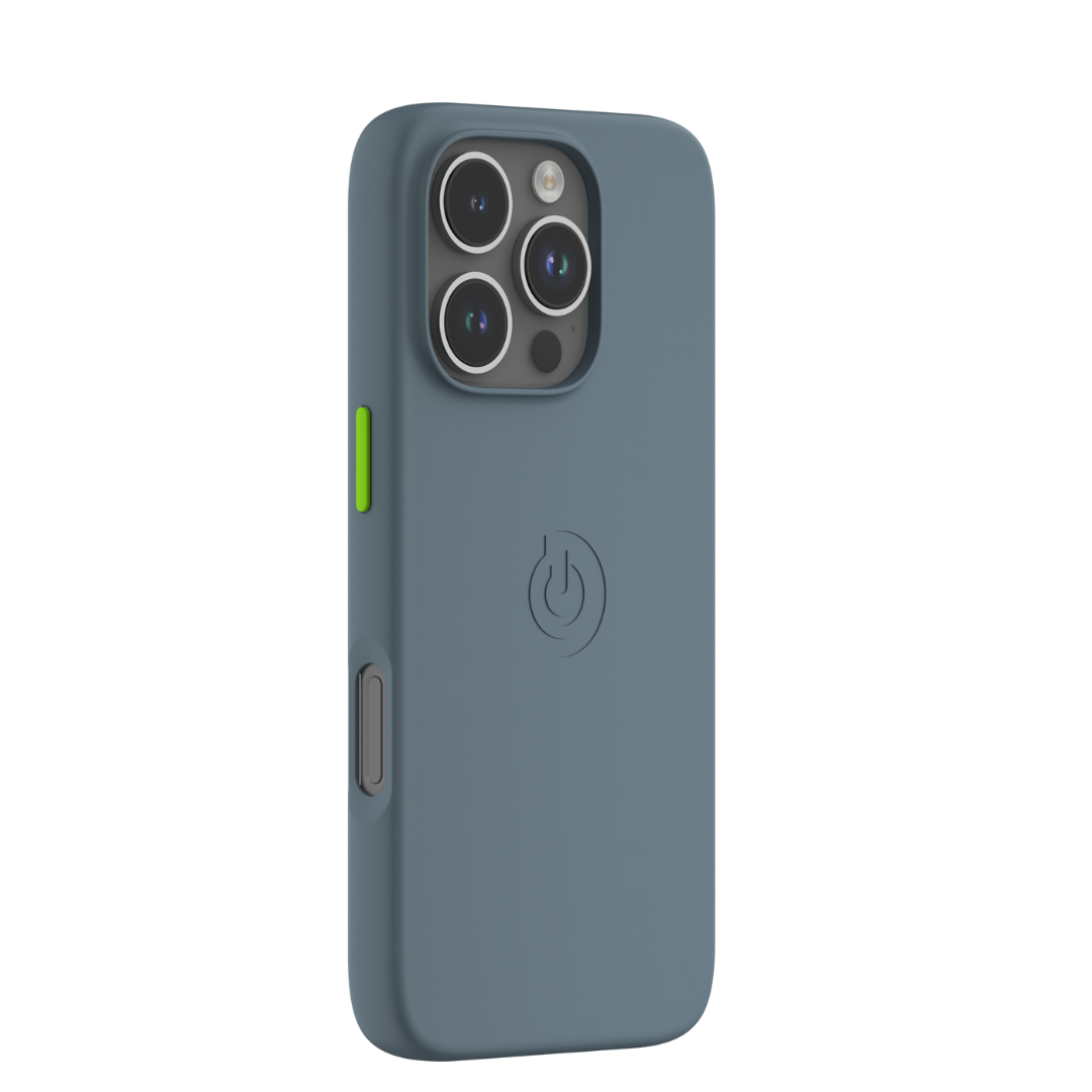 Goui Coque iPhone 16 Pro Steel Gris avec MagSafe