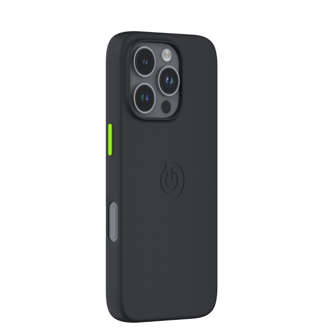 Goui Coque iPhone 16 Pro Noir avec MagSafe