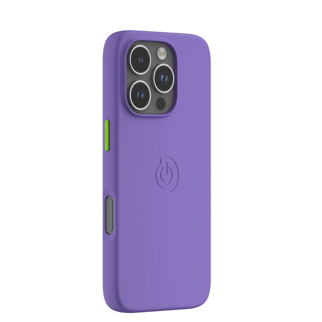 Goui Coque iPhone 16 Pro Violet avec MagSafe