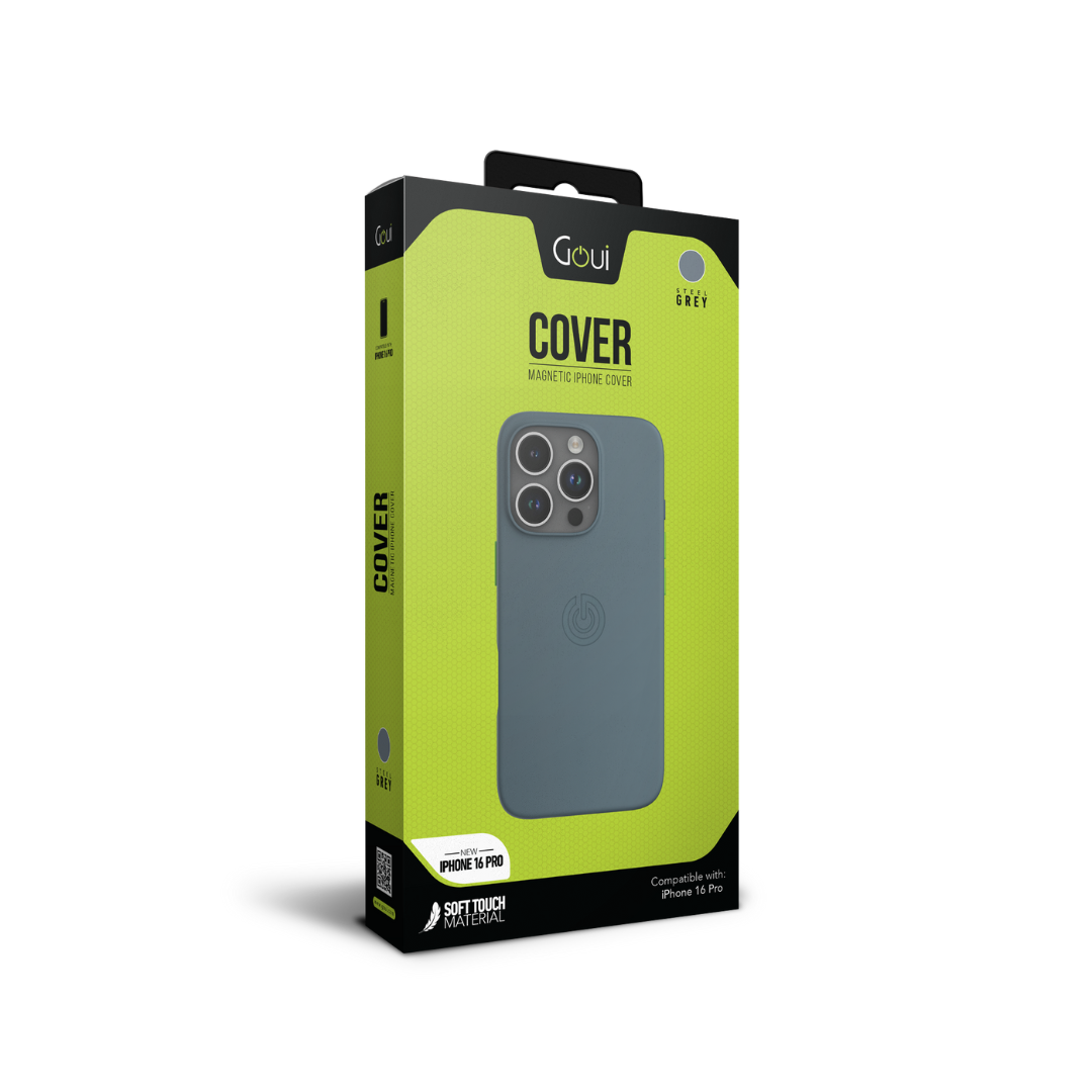 Goui Case iPhone 16 Pro Max Gris avec MagSafe