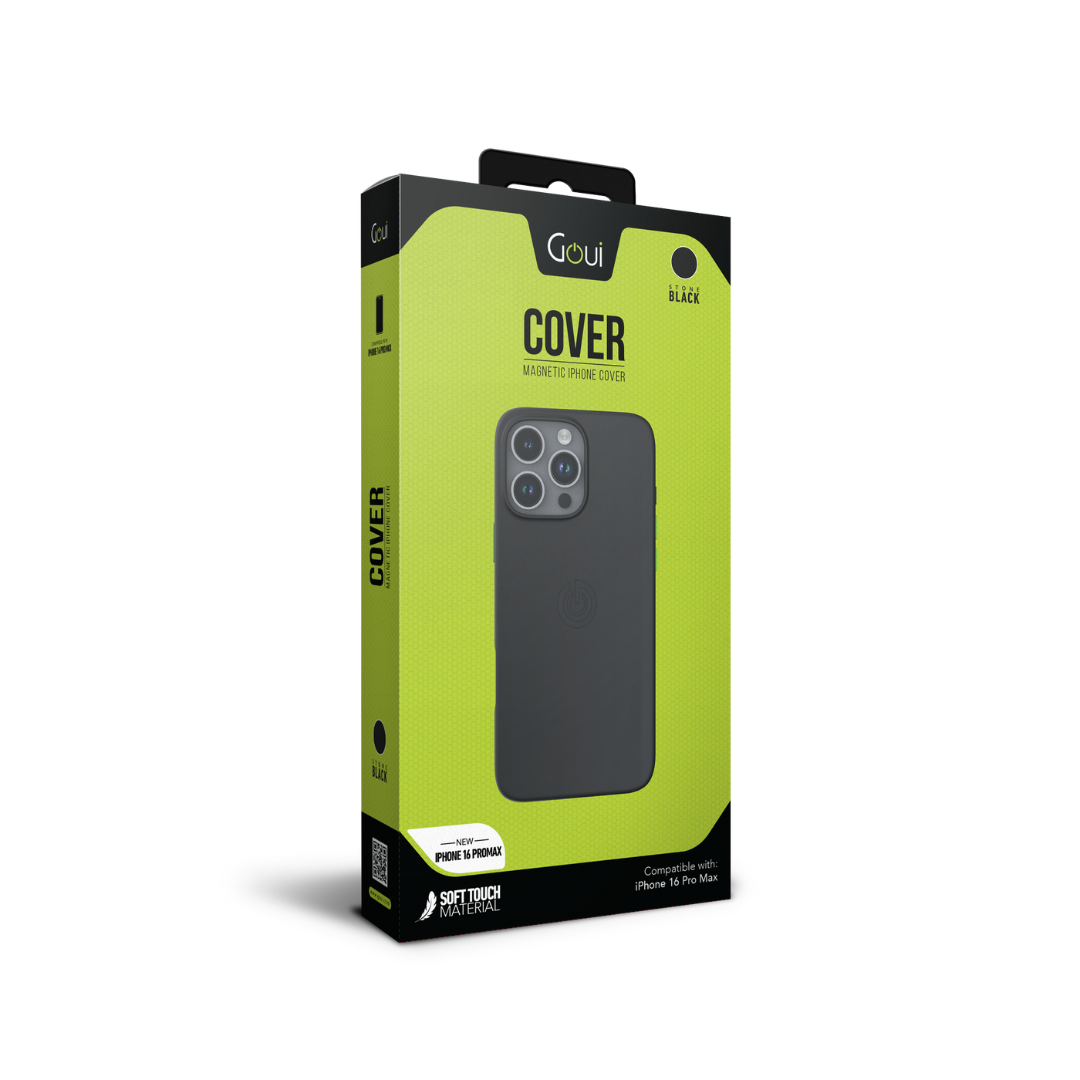 Goui Case iPhone 16 Pro Max Noir avec MagSafe