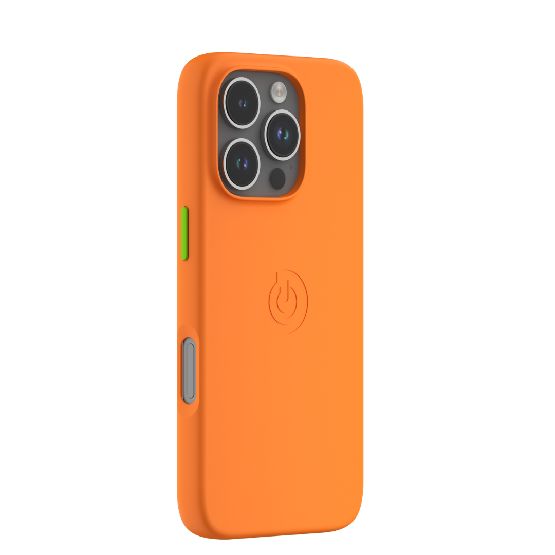 Goui Coque iPhone 16 Pro Orange Tigre avec MagSafe