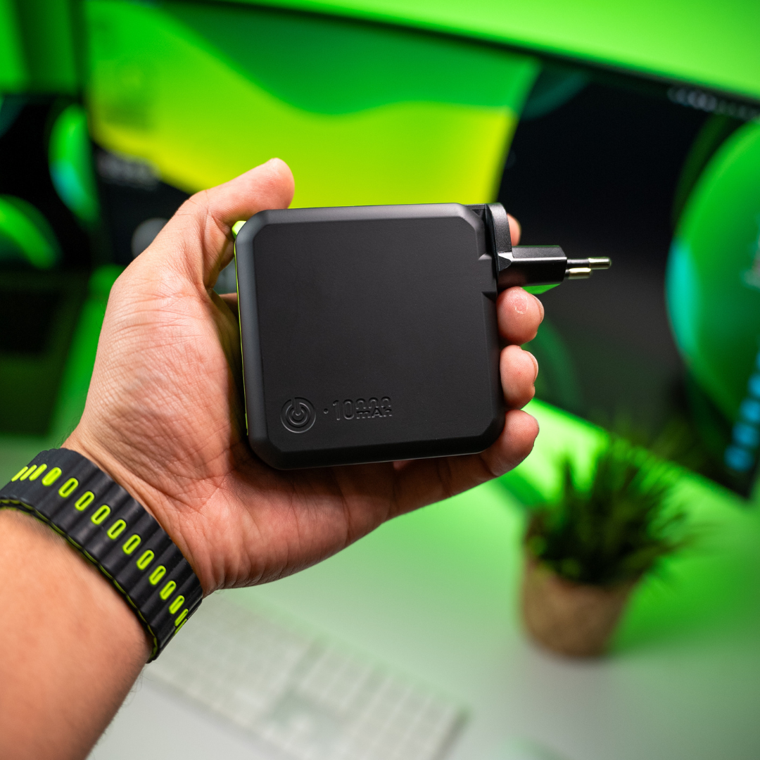 Goui Mbala Pro Power Bank 10 000mAh – Chargeur Sans Fil et Mural 22.5W