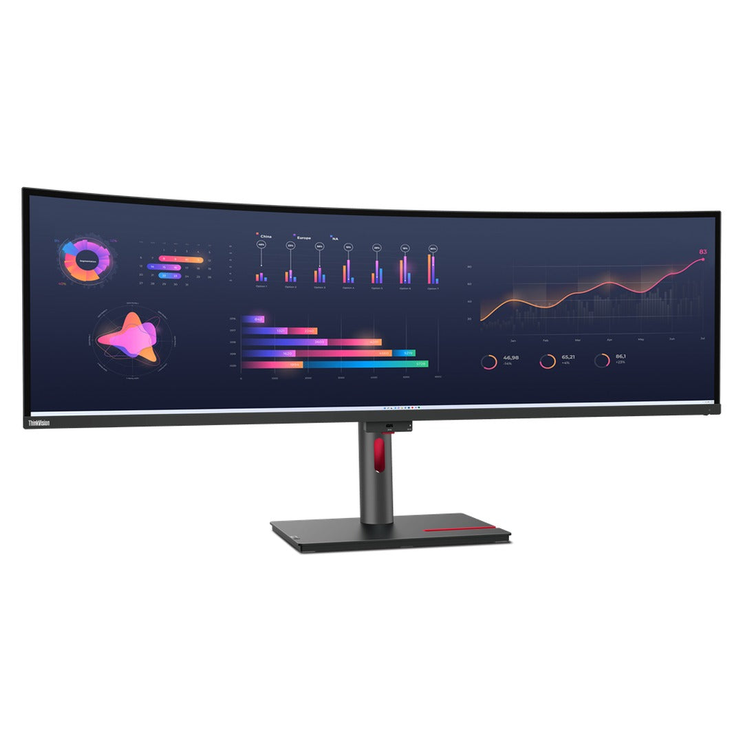 Moniteur Lenovo ThinkVision P49w-30 49" DQHD IPS 60Hz au Maroc - vue principale