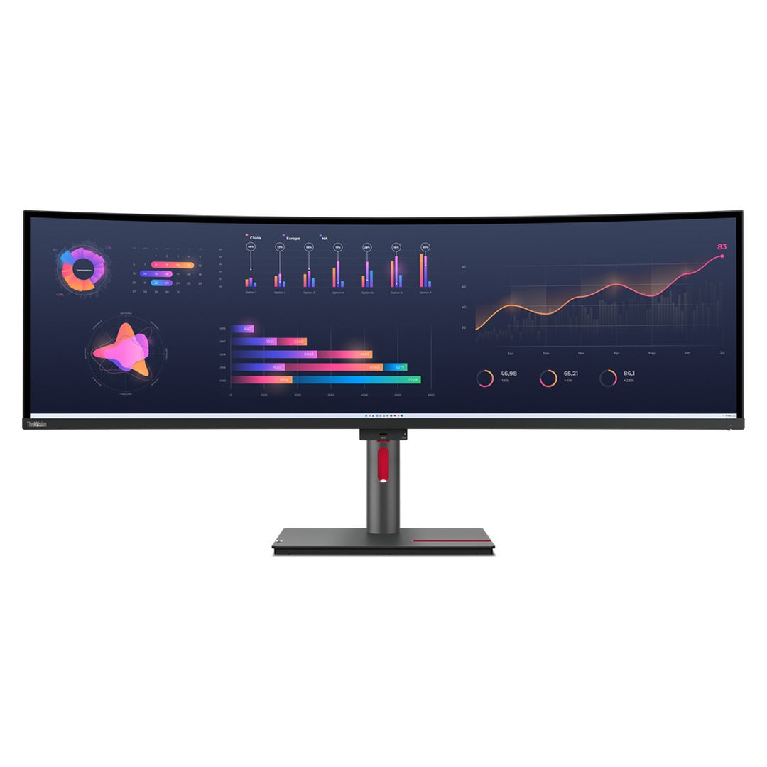 Moniteur Lenovo ThinkVision P49w-30 49" DQHD IPS 60Hz - image produit 3