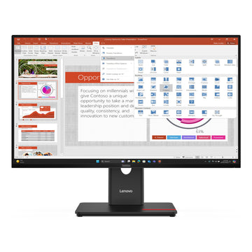 Moniteur Lenovo ThinkVision T27-40 27" FHD IPS 120Hz au Maroc - vue principale