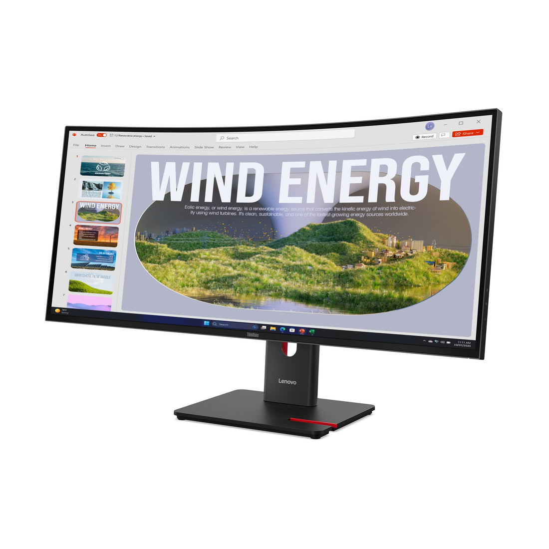 Moniteur Lenovo ThinkVision T34WD-40 34" WQHD VA 120Hz au Maroc - vue principale