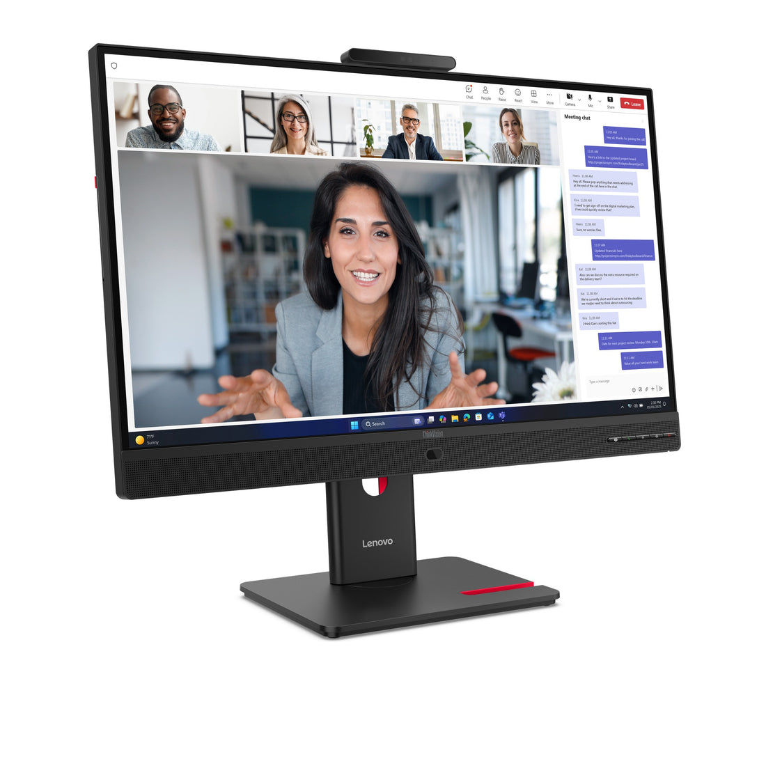 Moniteur Lenovo ThinkVision T24-4v 24" FHD VA 120Hz au Maroc - vue principale