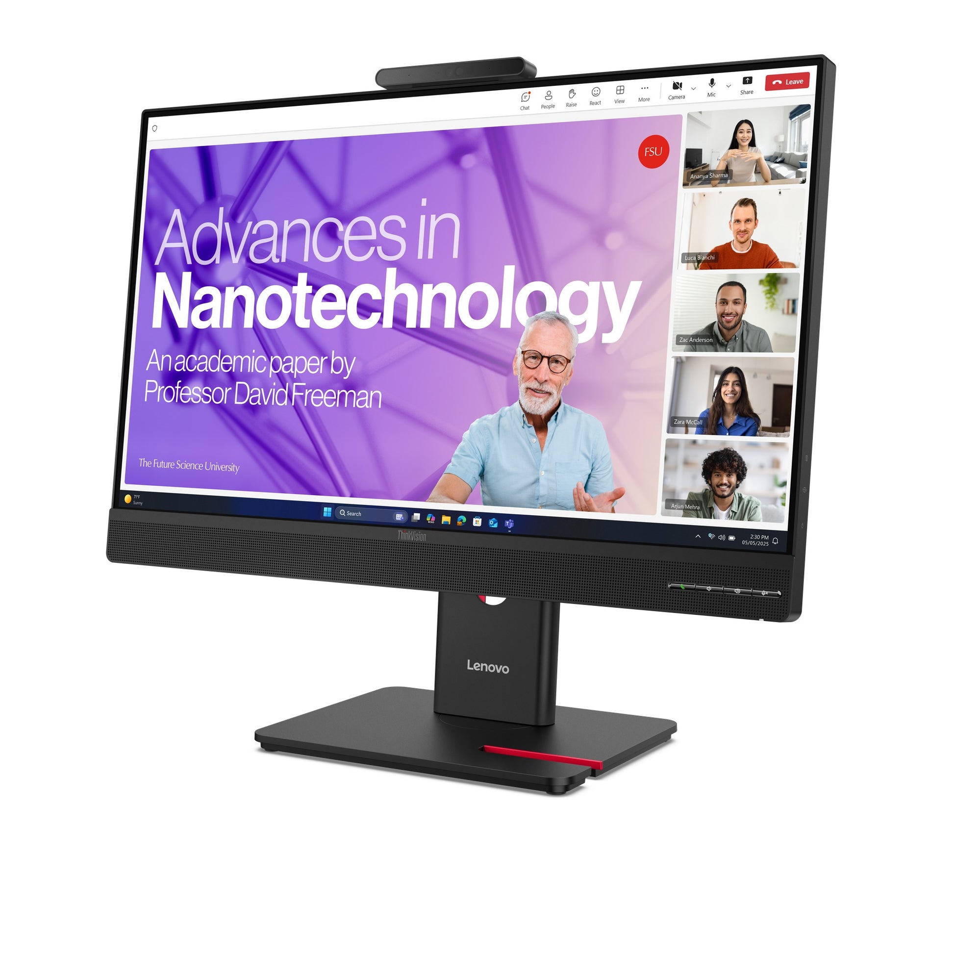 Moniteur Lenovo ThinkVision T27QD-4v 27" QHD VA 120Hz - image produit 3