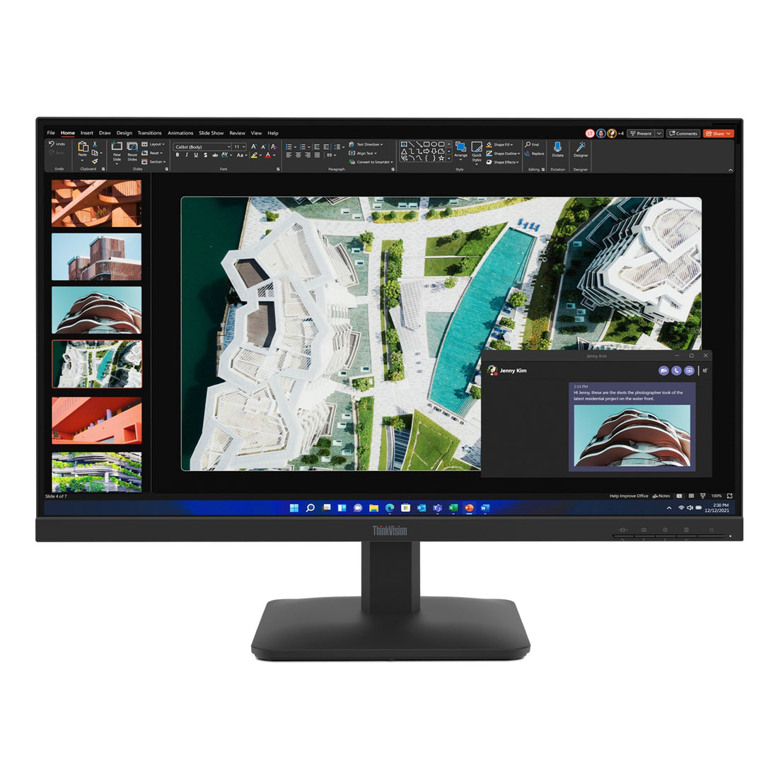 Moniteur Lenovo ThinkVision S27-4e 27" FHD VA 100Hz au Maroc - vue principale
