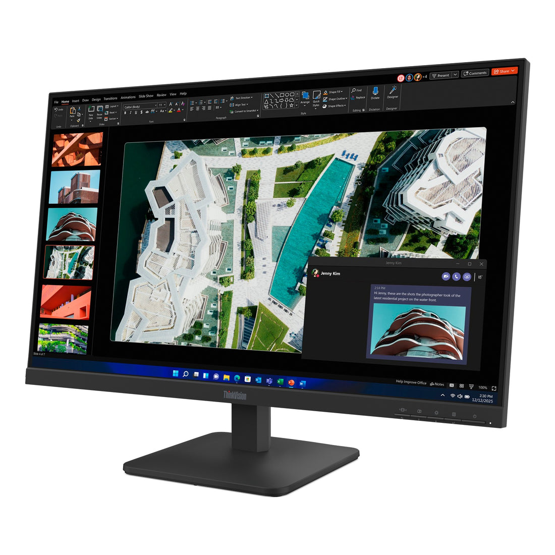 Moniteur Lenovo ThinkVision S27-4e 27" FHD VA 100Hz au Maroc - vue principale