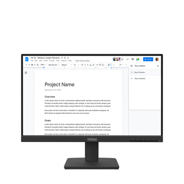 Moniteur Lenovo ThinkVision S22-4e 21.5" FHD VA 100Hz au Maroc - vue principale
