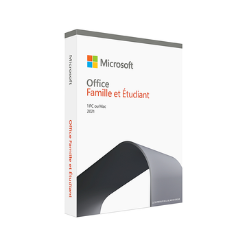 MS Office Home and Student 2021 French Africa Only Medialess