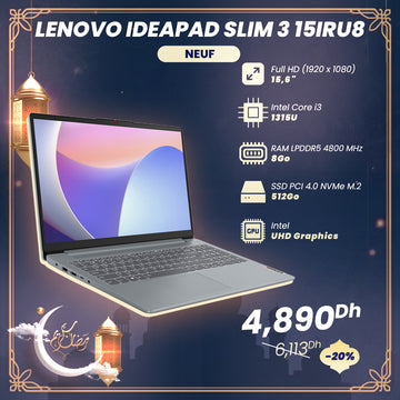 Lenovo IdeaPad Slim 3 15IRU8 Core i3 1315U