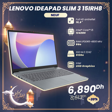 Lenovo IdeaPad Slim 3 15IRH8 Intel Core i5 13ème Gen
