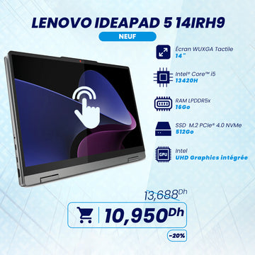 Lenovo IdeaPad 5 2-en-1 14IRH9 Core i5 13ème Gen | Prix Maroc