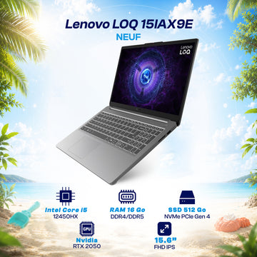 Lenovo LOQ 15IAX9E - Core i5 12450HX NVIDIA RTX 2050 4GB