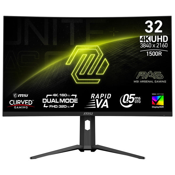 MSI MAG 321CUPDF 32" 160Hz Fast VA 0.5ms Curved 4K - image 1