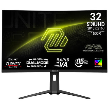 MSI MAG 321CUPDF 32" 160Hz Fast VA 0.5ms Curved 4K - image 1