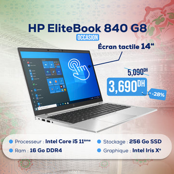 HP EliteBook 840 G8 Tactile - Core i5 11ème Gen