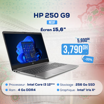 HP 250 G9 Intel Core i3 12ème Gen