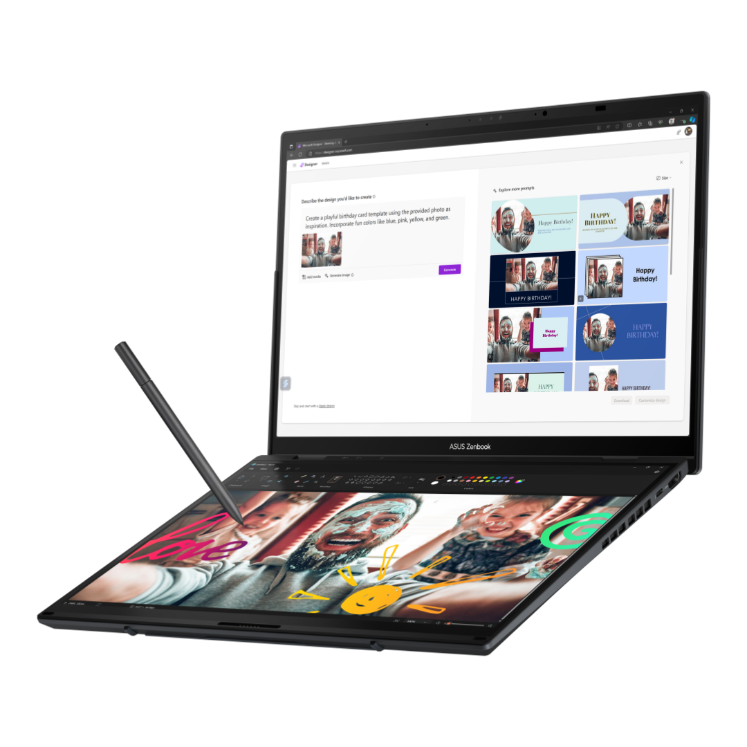 MAYDAN ASUS Zenbook DUO UX8406CA OLED WUXGA Ultra 7 255H - Photo 3